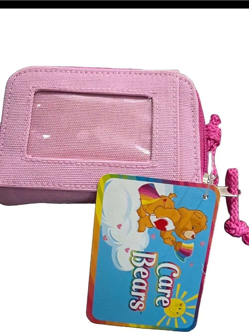 Care Bears Pink Rainbow Zip Wallet